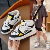 Children's Girls' Sneakers High-top Students' Casual Running Shoes Trend