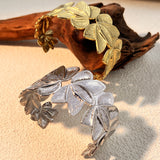 Women's Stainless Steel Open Hydraulic Bracelet