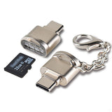 TF Card Reader Mini Otg Android Universal Metal Type-C High Speed 30 Card Reader