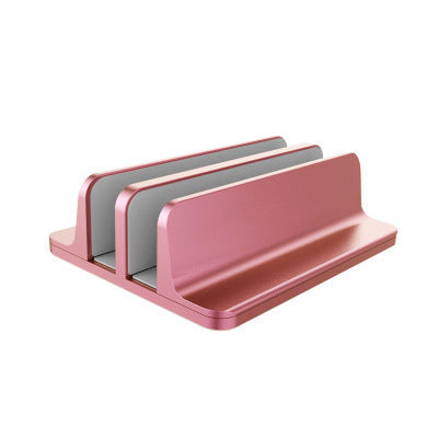 Double storage vertical computer aluminum alloy bracket