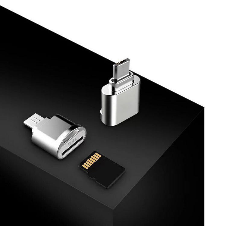 TF Card Reader Mini Otg Android Universal Metal Type-C High Speed 30 Card Reader