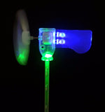 Vertical DIY Project Turbine LED Windmill Small DC Motor Wind Blade Wind Turbine