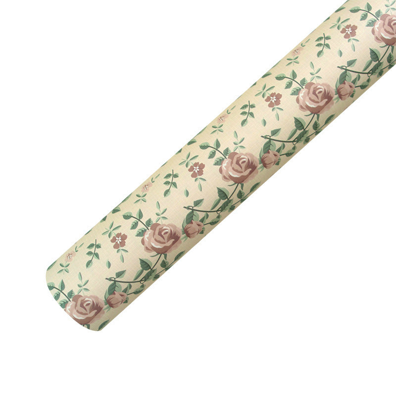 Matte White Leather Gift Wrapping Paper