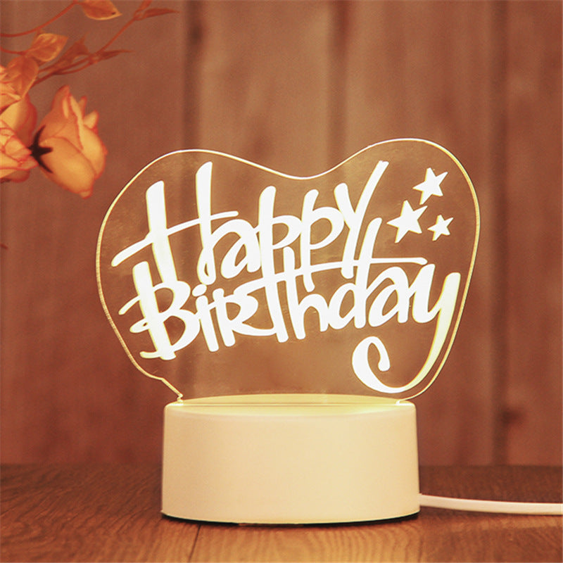 Creative 3d night light