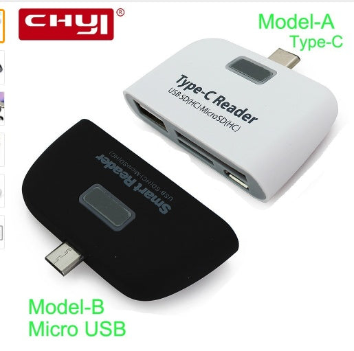Корти хонандаи TYPE-C OTG
