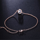 Crystal Women's Bracelet Zircon Micro-inlaid White Gold Plated Jewelry
