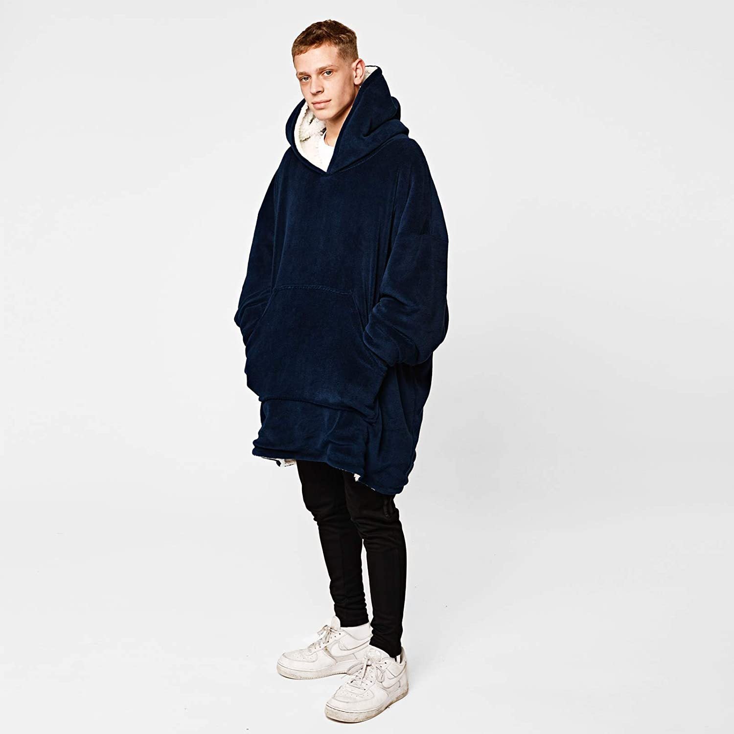 Fashion Wearable Warm Hooded Blanket