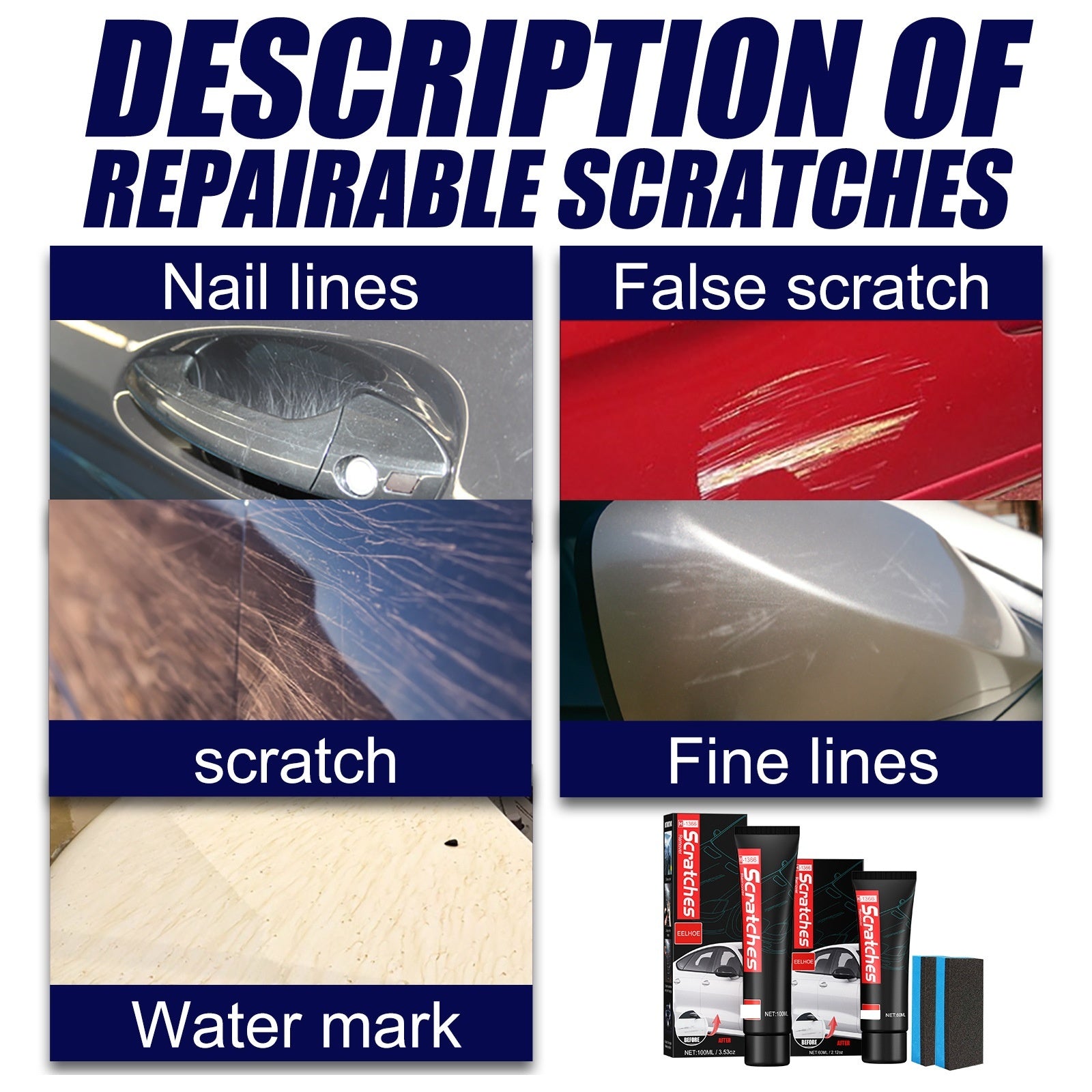 Car Scratch Scratch Polishing Paster Paint Cleaning And Decontamination