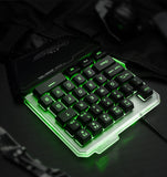 Robotic one-handed keyboard