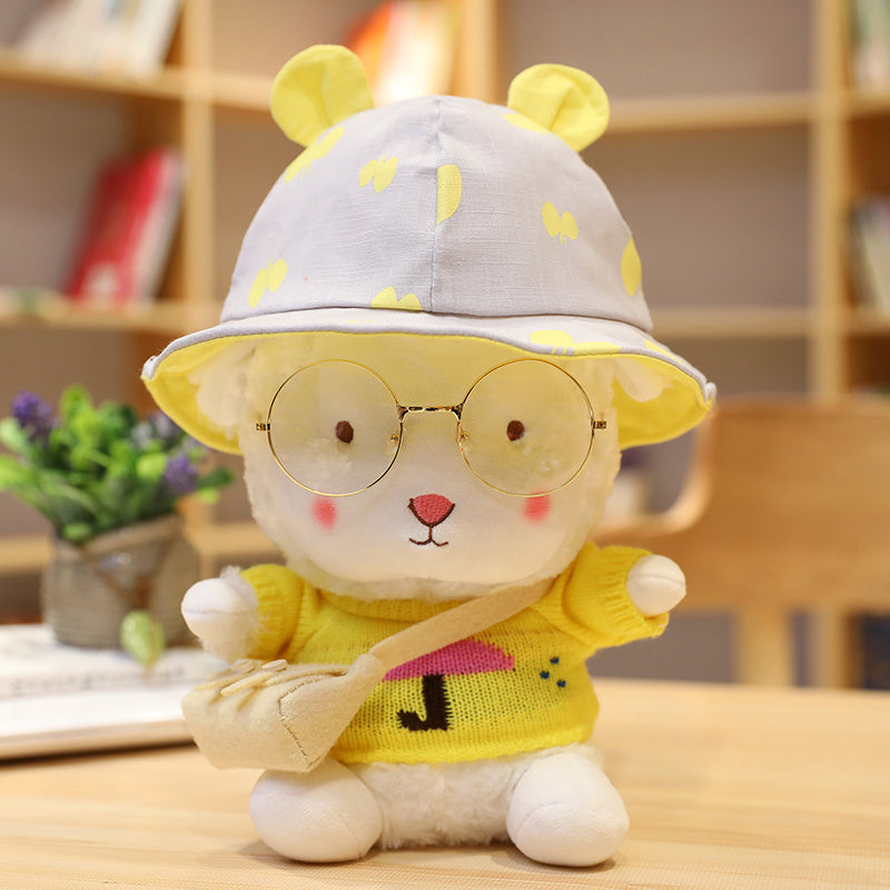 Cute web celebrity baby lamb dolls