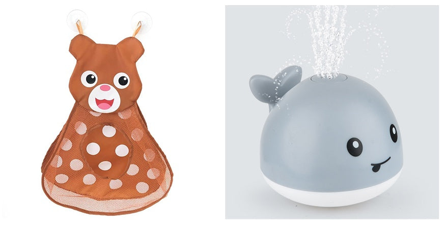 New Baby ҳаммом ванна барқ ​​Induction Whale Spray Toy хурд