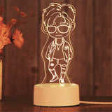 Creative 3d night light