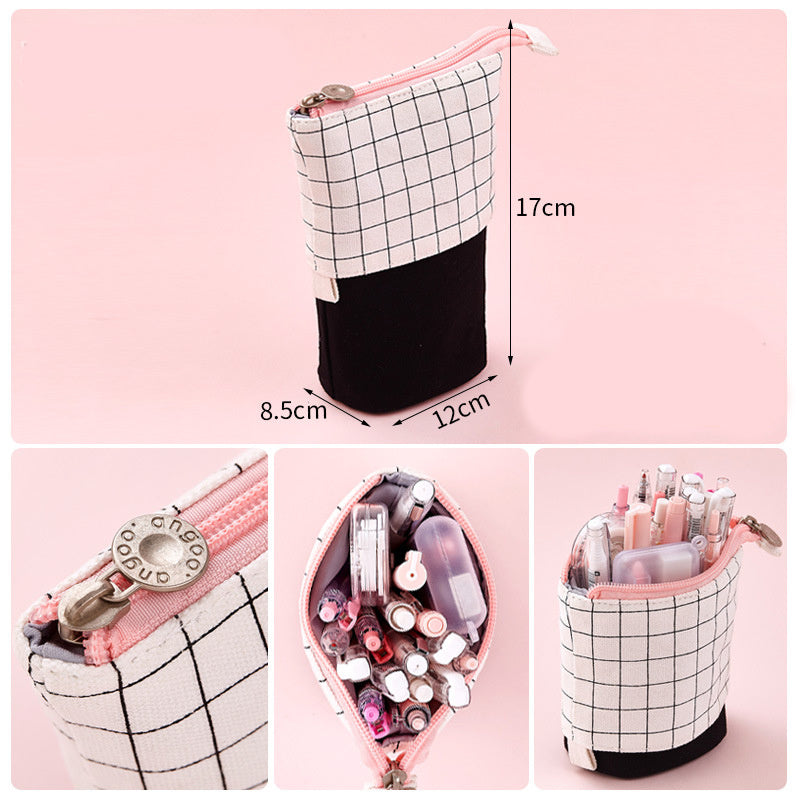canvas stationery pencil case