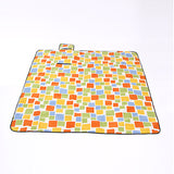 Velvet aluminum film picnic mat