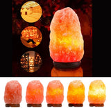 Crystal salt lamp socket lamp creative decoration gift rose salt lamp night light bedside lamp