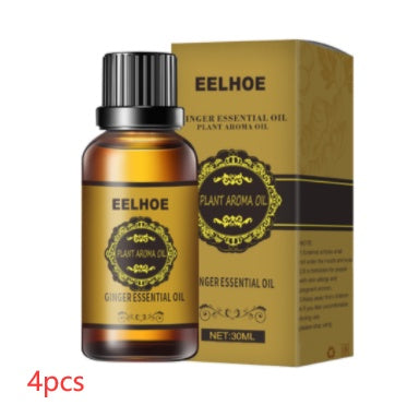 Занҷабил Essential Oil 10ml Равғани растанӣ масҳ бадан намӣ