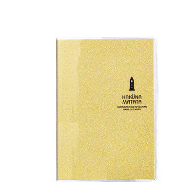 Plastic-Bound Shiny Notepad Stationery