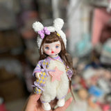 Mini Cute Dolls Fashion Clothes Suit Princess