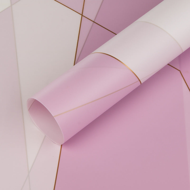 Korean-style Magnetic Line Flowers Gift Wrapping Paper Material