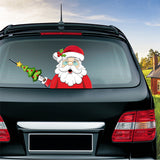 Popular Santa Claus wiper sticker can remove the car rear windshield wiper Sticker Car Stickers