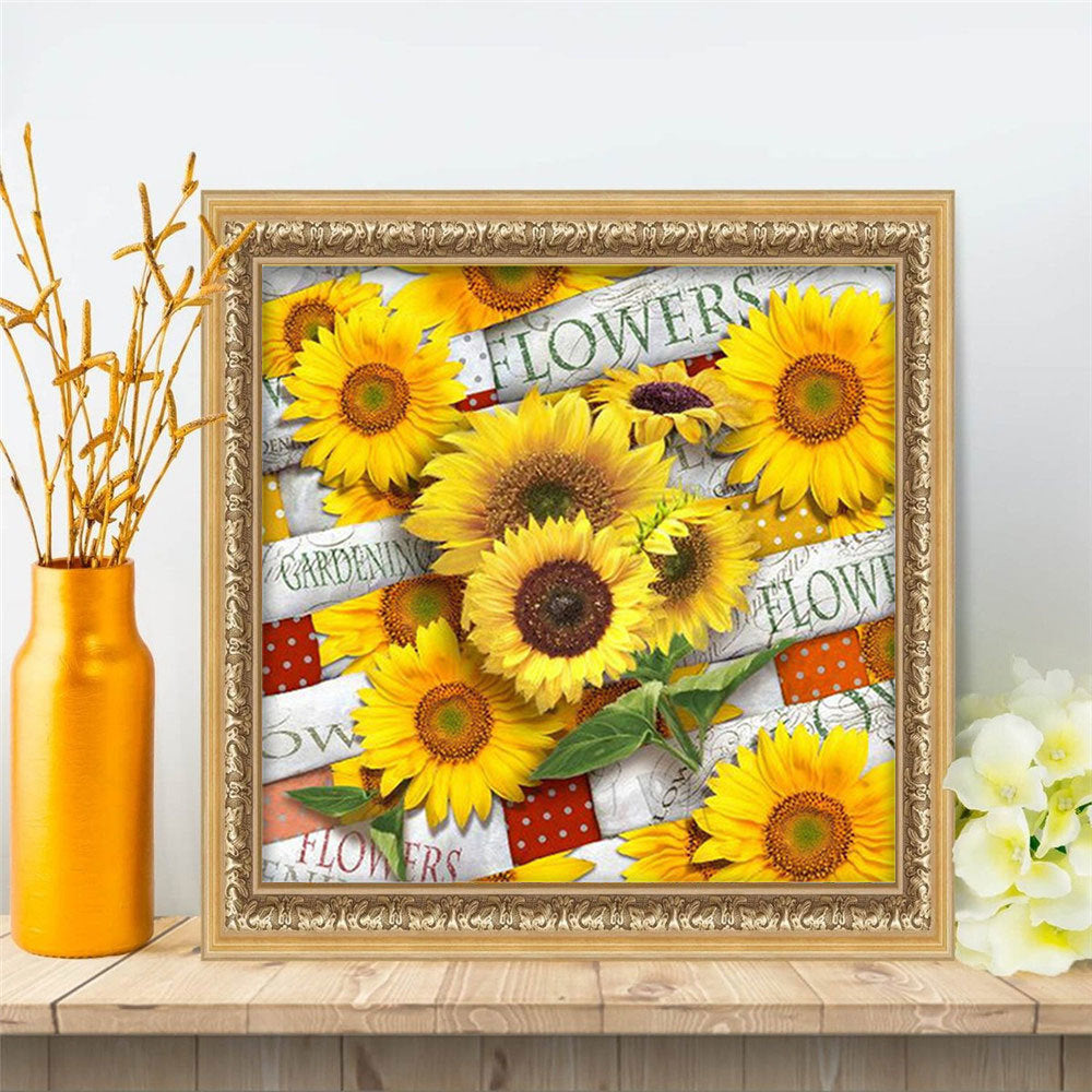 Fashion Diamond Painting Sunflower Mosaic Needlework