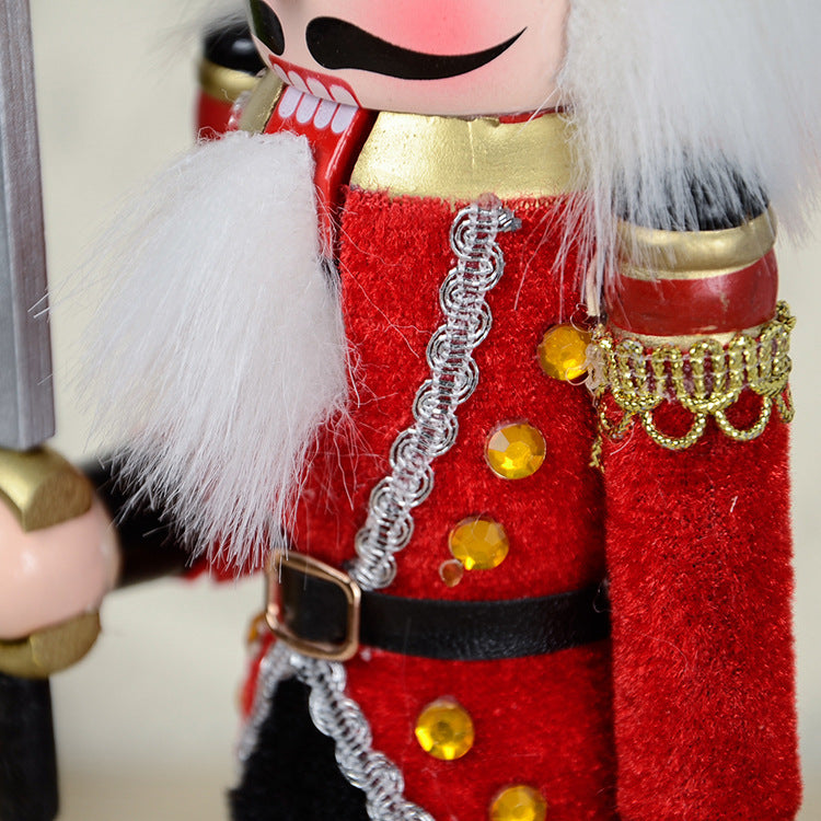Creative gifts and crafts, handcrafted ornaments, nutcracker set, painted puppets