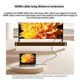Through Connector Female To Female 20 Version HDMI Cable Extender 4kHD Extender 20 M 21 Butt Joint