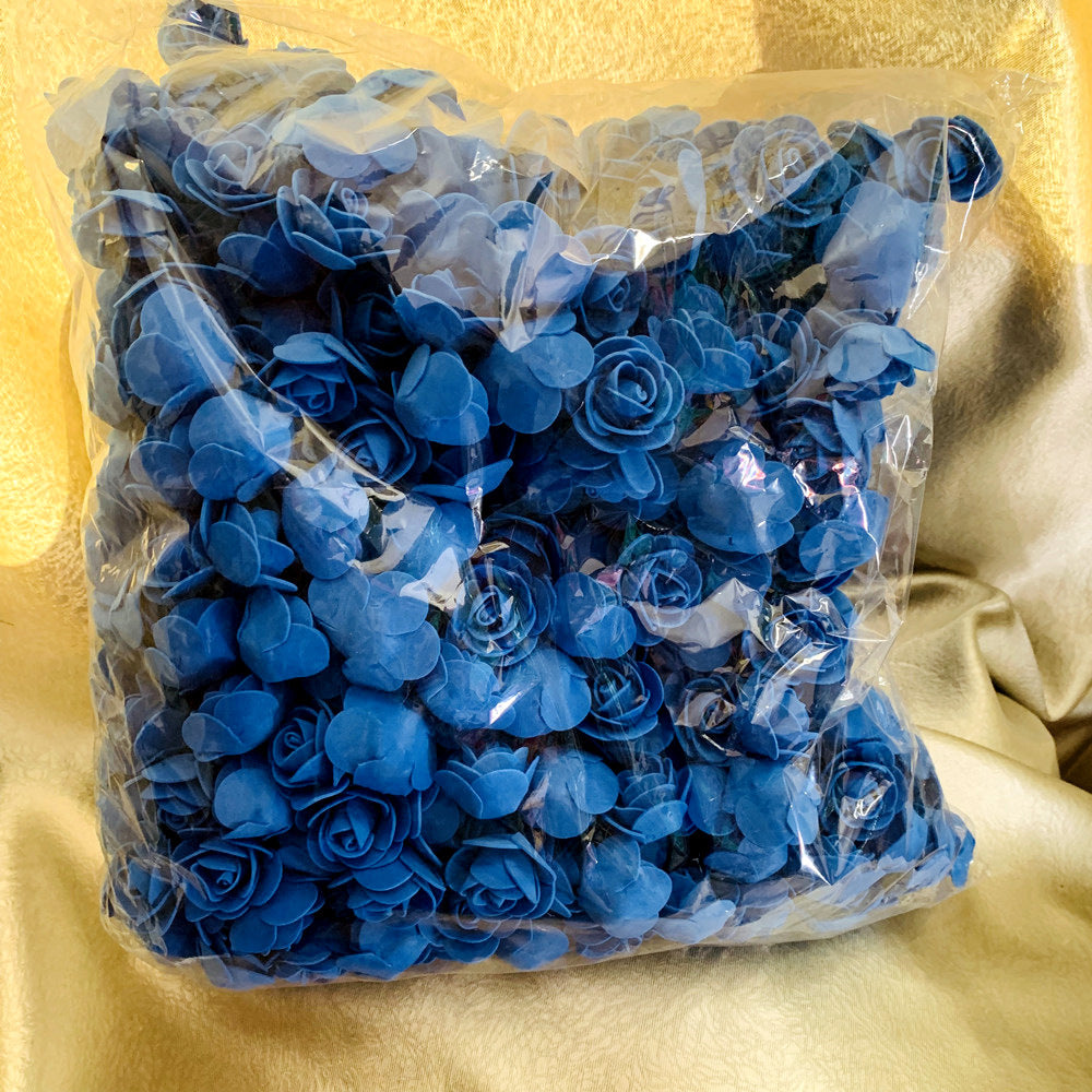 Lot 500Pcs Diameter 3cm Foam Rose Artificial Flowers Gifts Box Diy Wedding Christmas Home Decor art materials