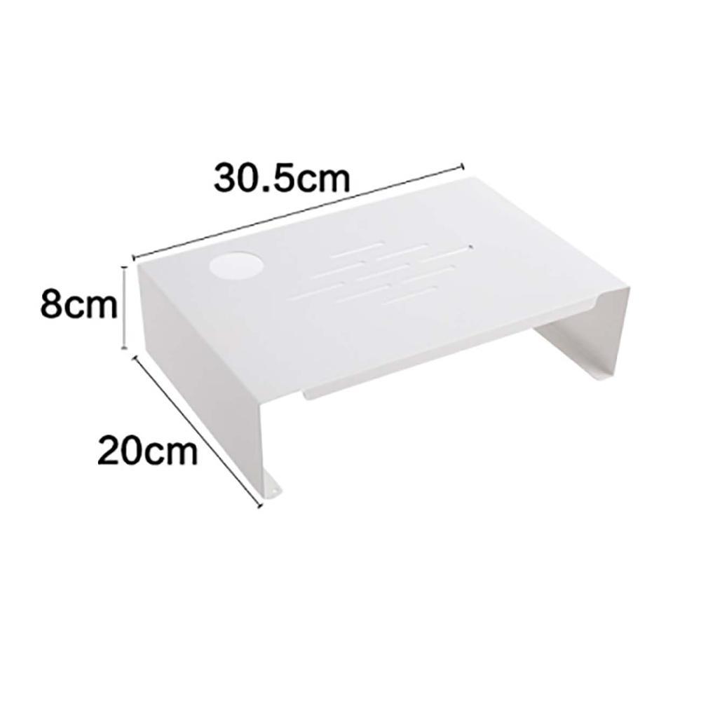 Computer monitor base tray bracket sub-rack