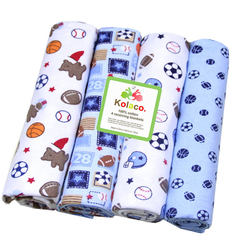 76X76PVC Flannel Baby Wrapping Blanket