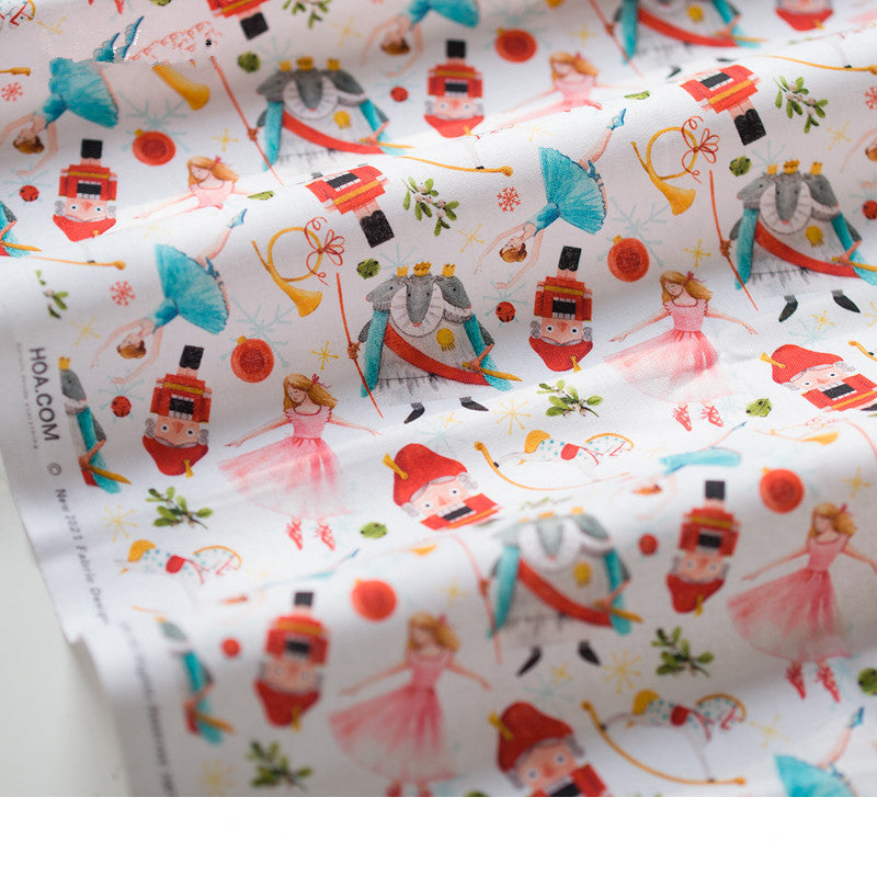Digital Printed Nutcracker Soldier Cotton and Fabric
