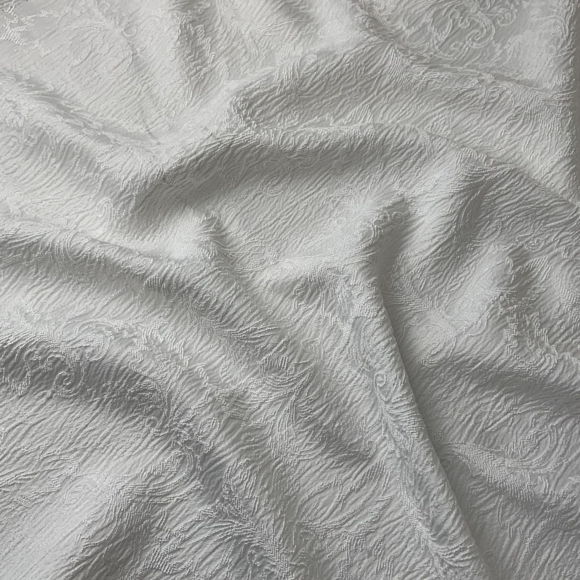 Humanoid Silk Embossed Jacquard Woven Fabric