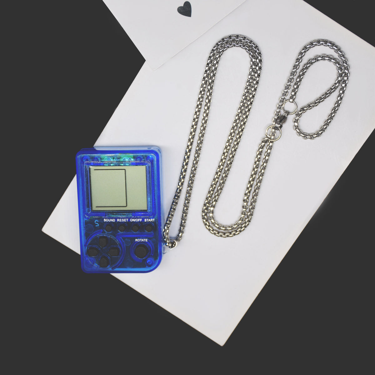 Retro game console necklace