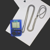 Retro game console necklace