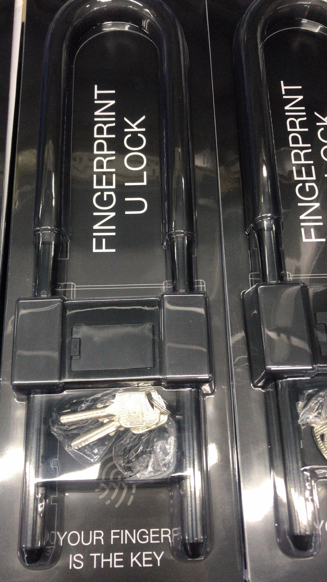 New fingerprint lock smart fingerprint U-shaped lock