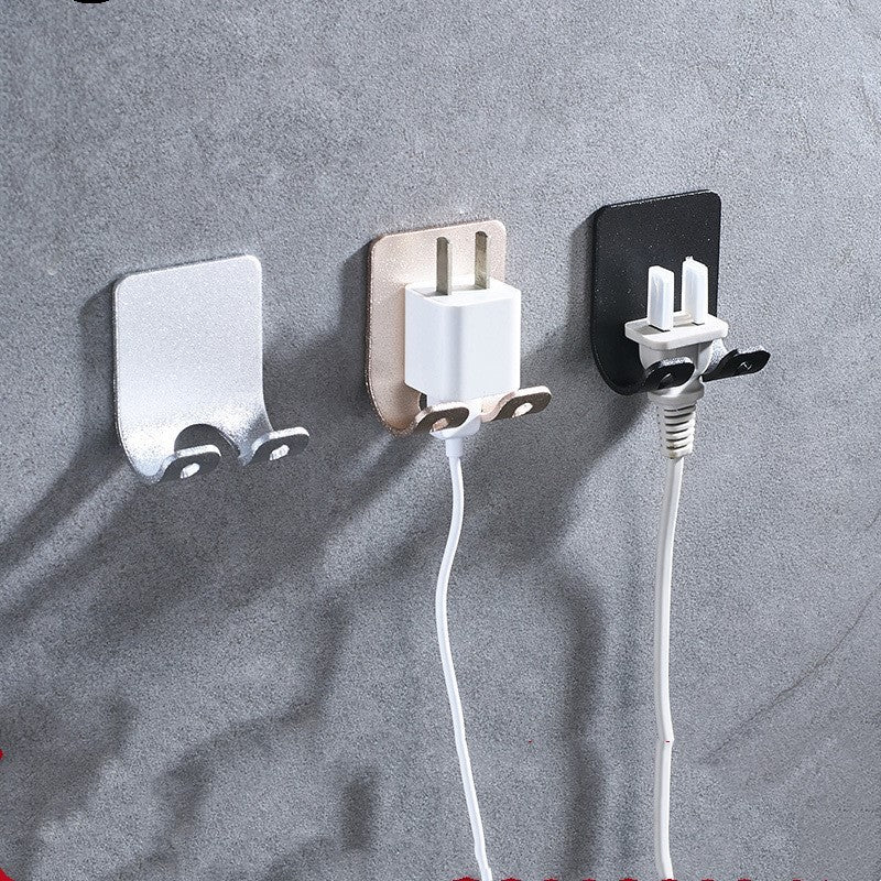 Hook plug hook socket power cord plug storage rack