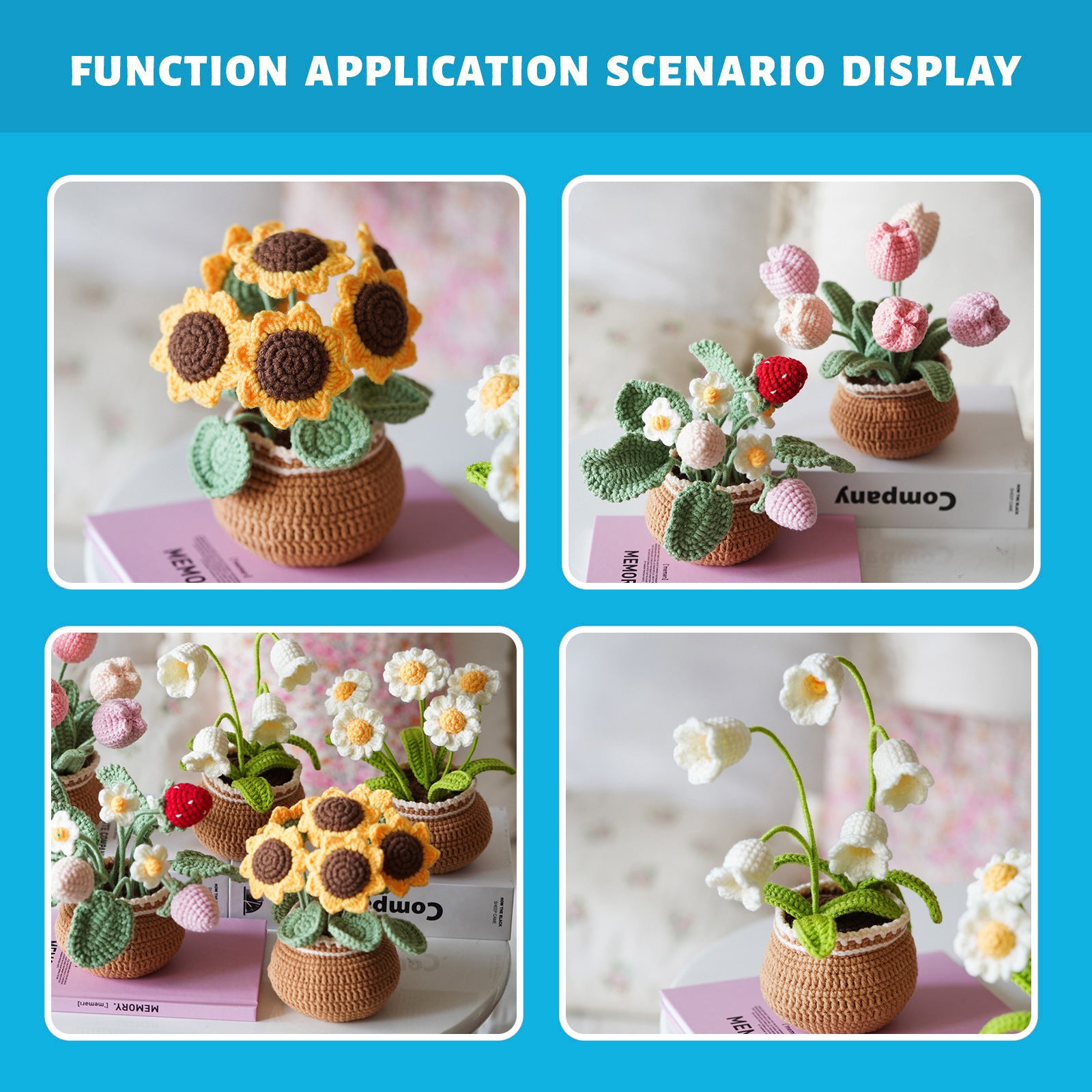 Crochet Material Package Knitting DIY Wool Making Small Toy Ornaments