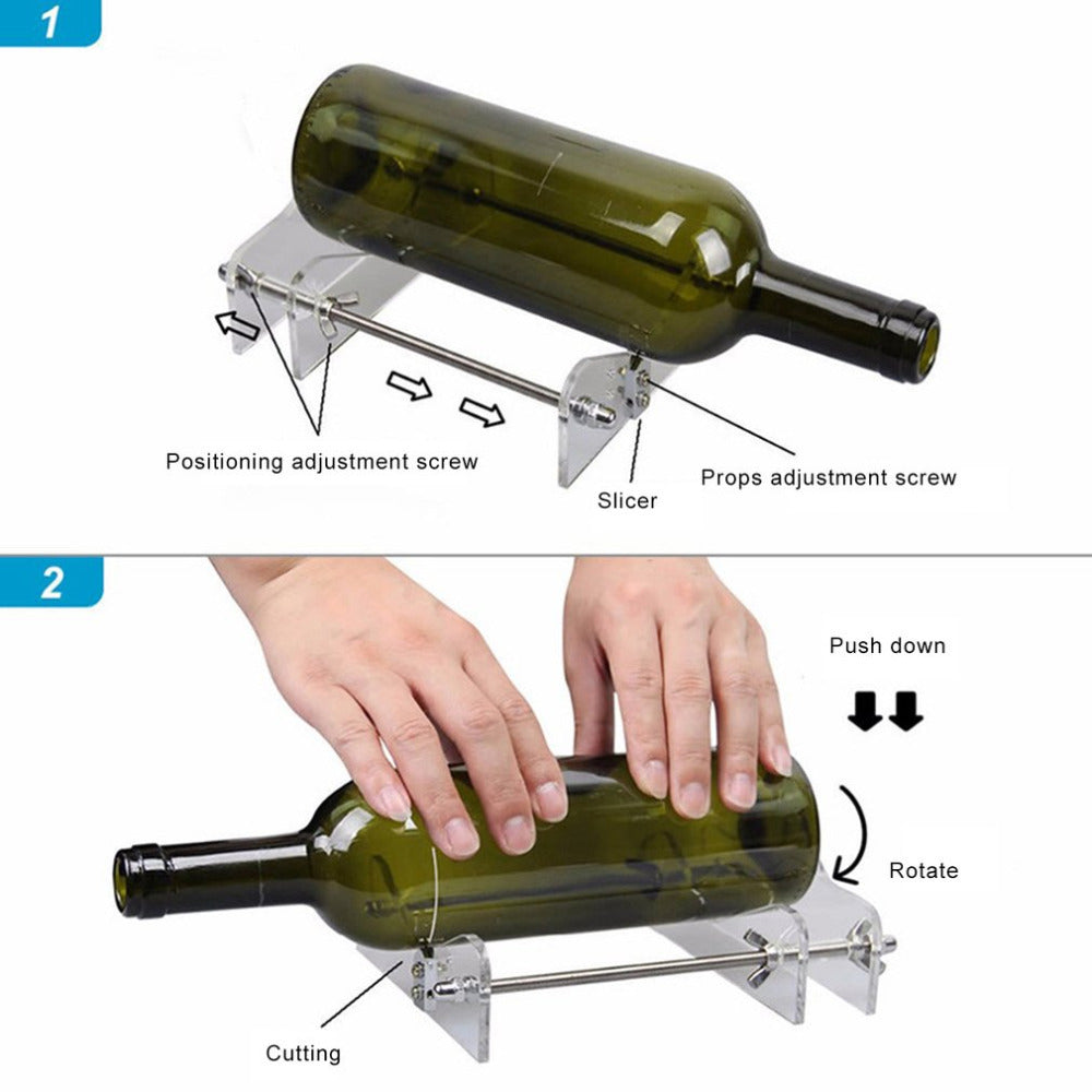 Асбобҳои буридани шишаи DIY