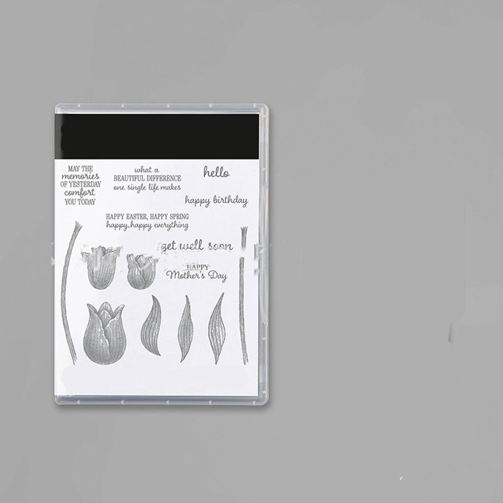 Tulip scrapbooking DIY stamp