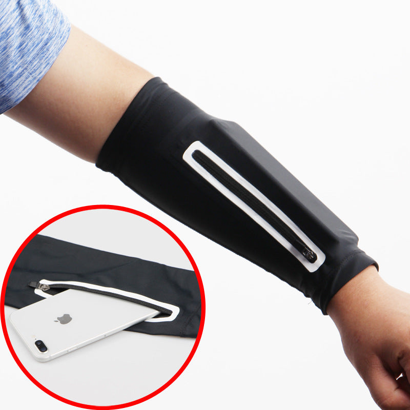 Mobile Phone Stretch Arm Bag Running Riding Sunscreen Armband Wrist Bag Cell Phone Bag Armband Outdoor Running