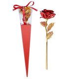 Gold Foil Rose Eternal Flower Teacher's Day Mother's Day Creative Gift