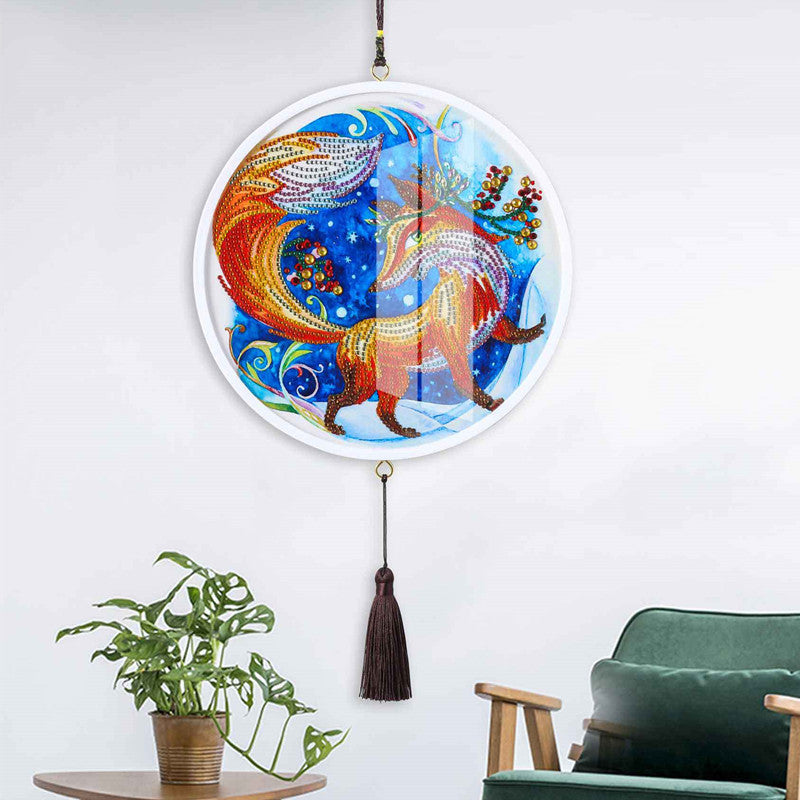 Children's Handmade Diy Circle Hanging Painting Diamond Painting