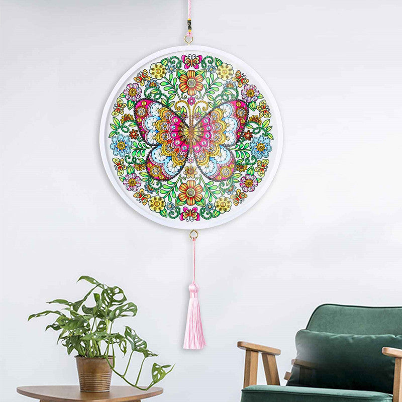 Children's Handmade Diy Circle Hanging Painting Diamond Painting