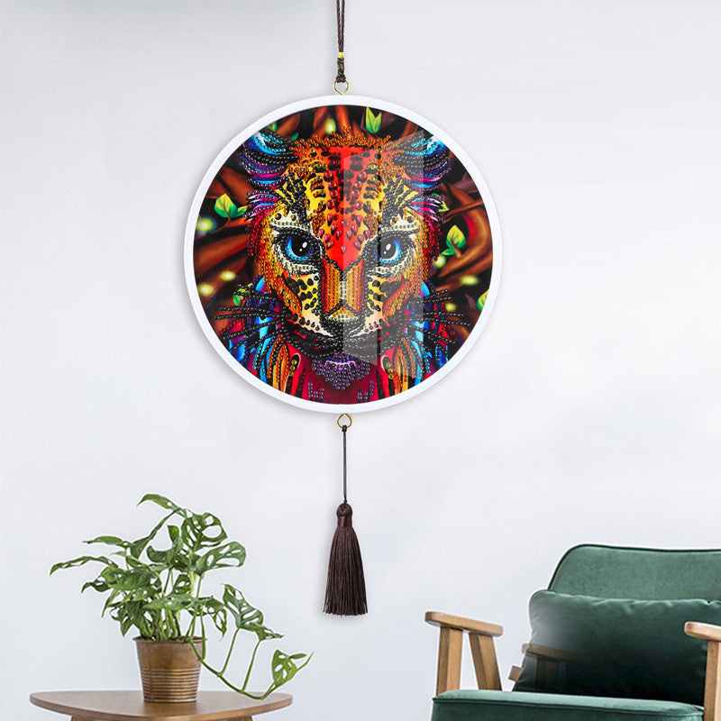Children's Handmade Diy Circle Hanging Painting Diamond Painting