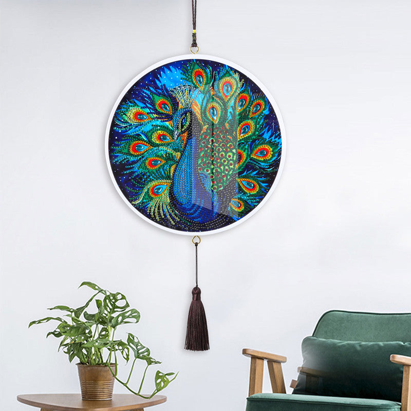 Children's Handmade Diy Circle Hanging Painting Diamond Painting