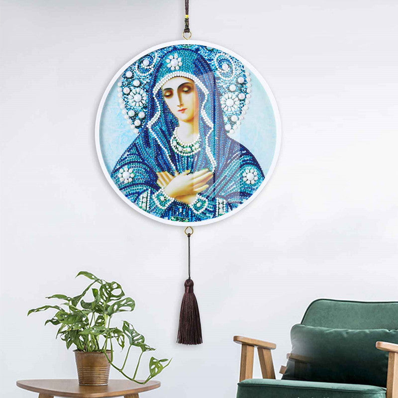 Children's Handmade Diy Circle Hanging Painting Diamond Painting
