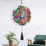 Children's Handmade Diy Circle Hanging Painting Diamond Painting