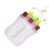 Baby Full Silicone Feeding Bottle, Anti-Colic and Anti-Fall With Handle