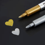 Gold And Silver Signature Greeting Card Calligraphy Paint Pen