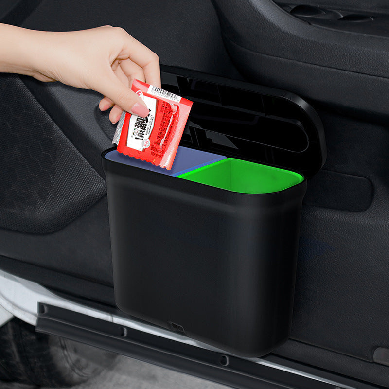 Suspended Vehicle-Mounted Trash Can In-Car Multifunctional Trash Can For Creative Vehicles